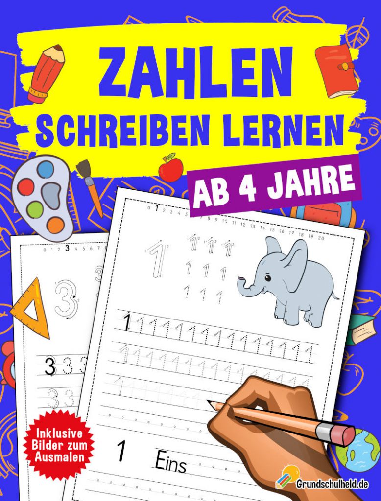 Zahlen schreiben lernen ab 4 Jahre
