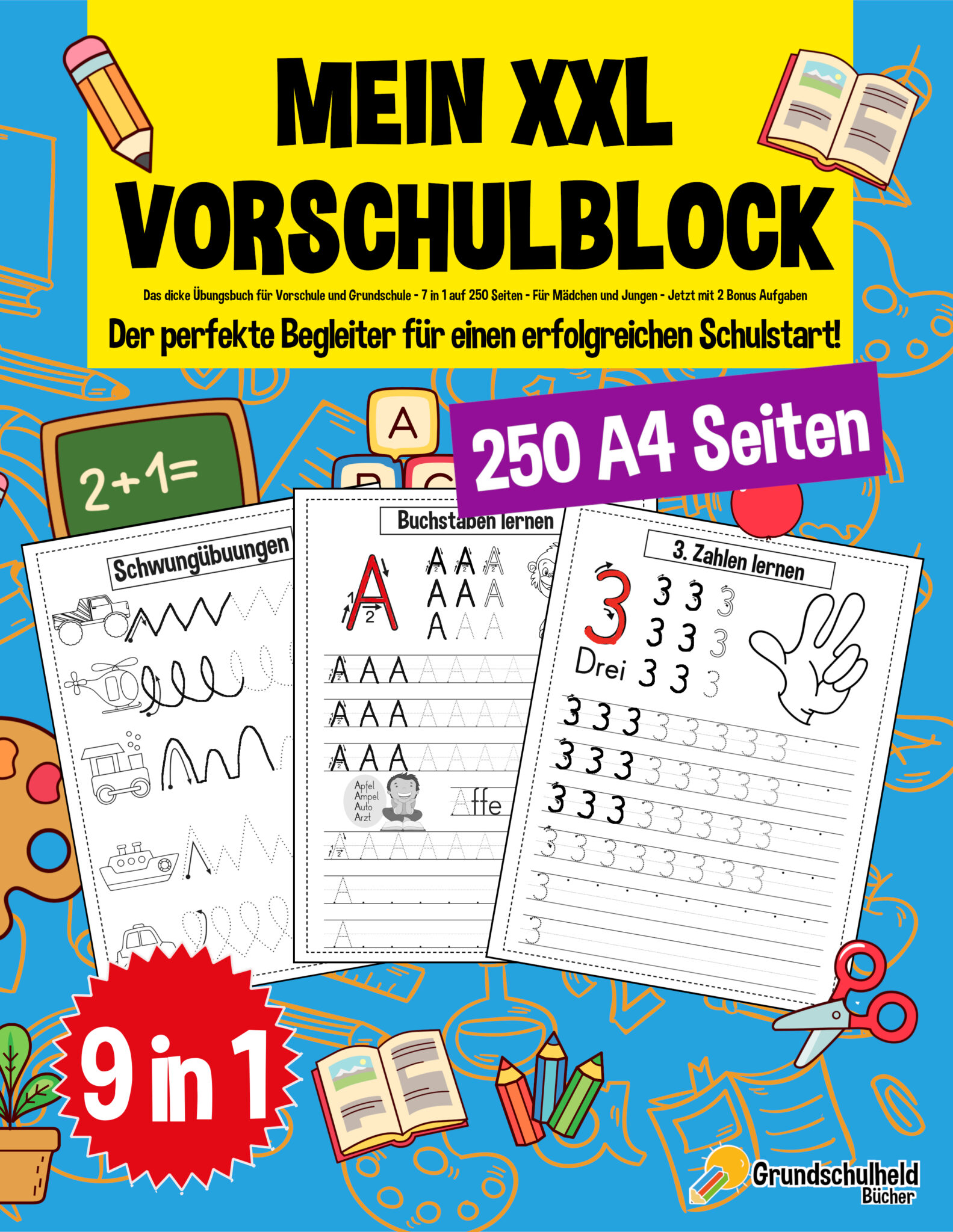 Arbeitsblätter Vorschule 2025 kostenlos zum Ausdrucken